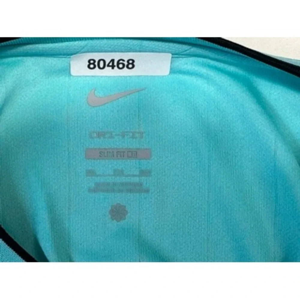 Nike Mens Dri-FIT Soccer Referee Jersey Teal Blue DH8024-354 XXL New